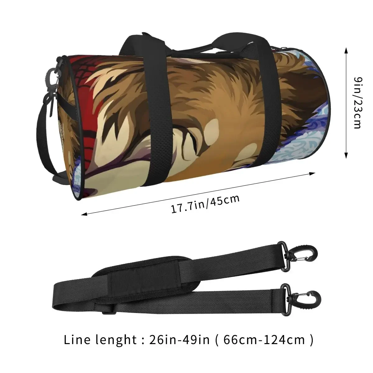 Фото WolfQuest Goldilocks Большая спортивная сумка Водонепроницаемая дорожная сумка Duffle Сумки Сумка для фитнеса №2