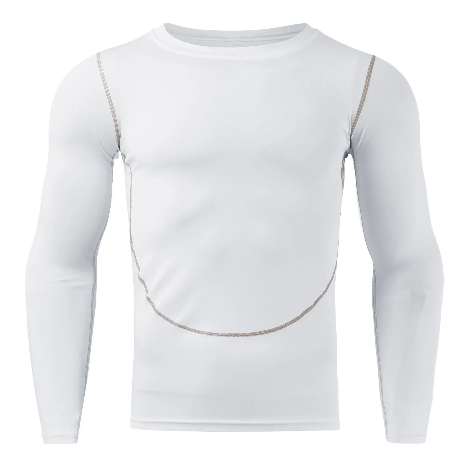 

Мужская спортивная футболка с длинным рукавом для фитнеса, бега, Мужская термальная Спортивная компрессионная одежда для мышц, тренажерного зала