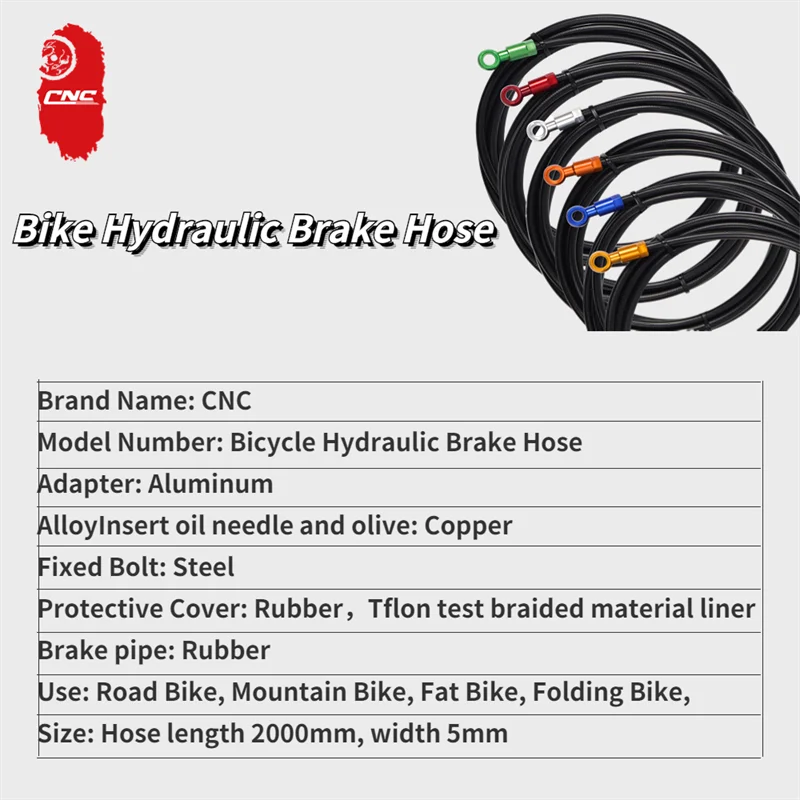 Гидравлический Велосипедный Тормозной Трос С Адаптером Совместимый Масляным
