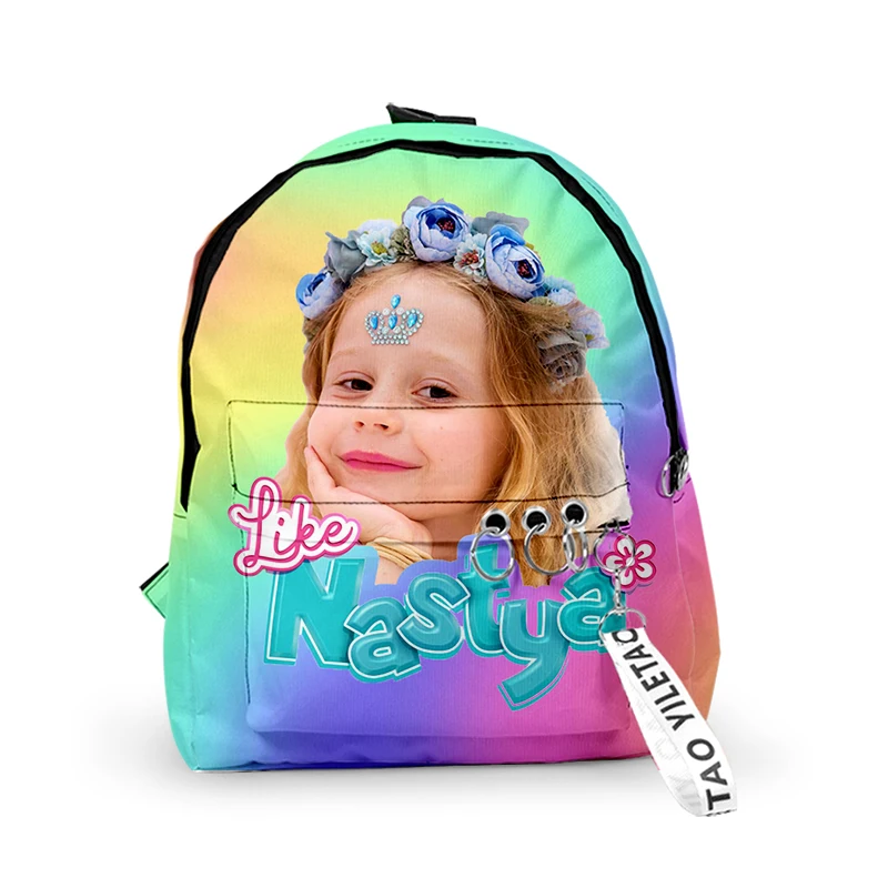 

Students Like Nastya 3D Print Backpacks Boys Girls Kawaii Bookbag Children School Bags Oxford Bagpacks Kids Rucksack New Mochila