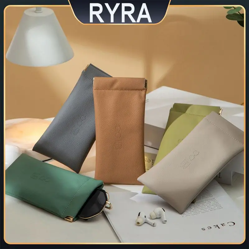 

Кожаная Косметичка 30 г, водонепроницаемая сумка для хранения, Портативная сумка для очков, домашняя сумка для хранения солнцезащитных очков, высококачественная ткань