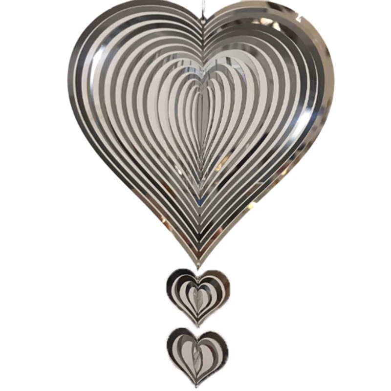 

3D Rotating Wind Chimes For Room Decor Aesthetic Garden Decoration Outdoor Hanging Windchimes