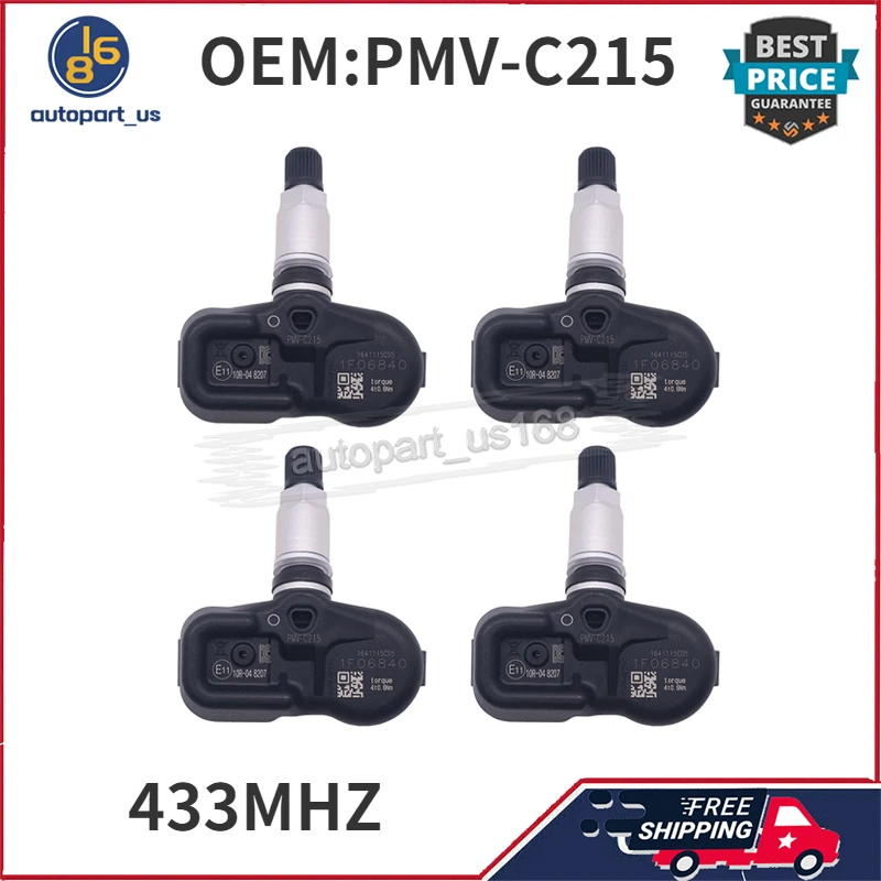 

Для Lexus ES LS LX RX Toyota Camry C-HR Land Cruiser 200 RAV4 TPMS датчик давления в шинах 433 МГц Φ PMVC215