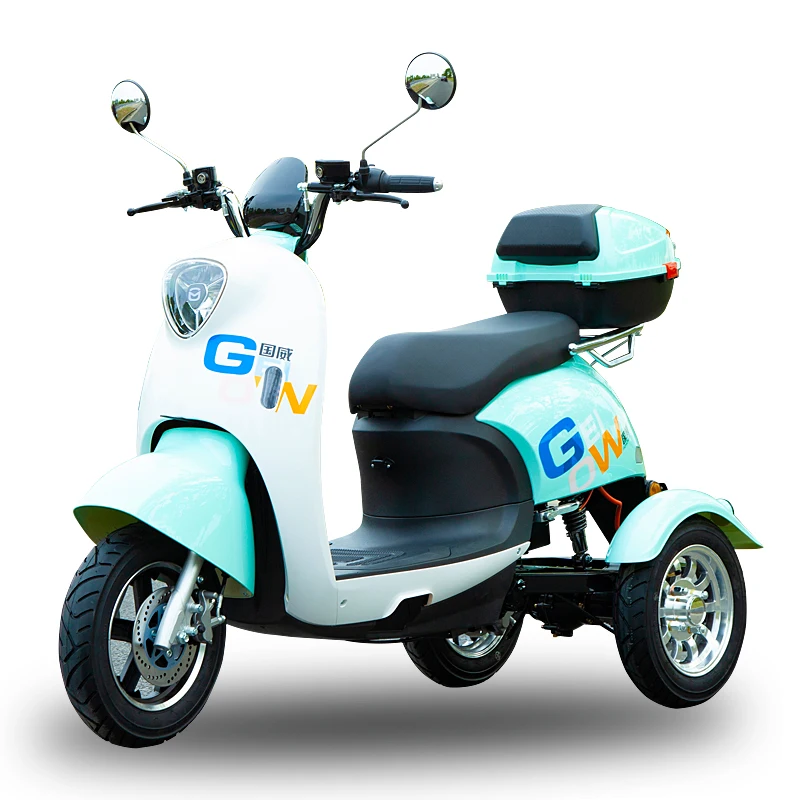 

72V20A Electric Tricycle Damping and Shock Absorption Lithium Battery Electrics Bicycle with Skid Tires Motorcycle Aldult