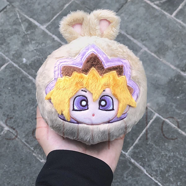 

2023 NEW Anime Yu-Gi-Oh! ATEM Yugi Muto Carbuncle Cosplay Keychain Pendant Cute 10CM Plush Dango Doll Toys Xmas Gifts