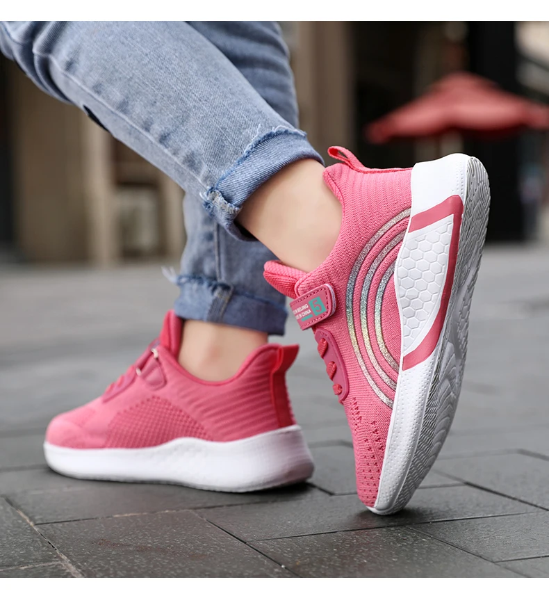 Spring/Autumn Mesh Kids teens Sneakers Shoes For Girls Sport Child Leisure Tenis Infantil Casual Warm Fashion Running Boy 28-39