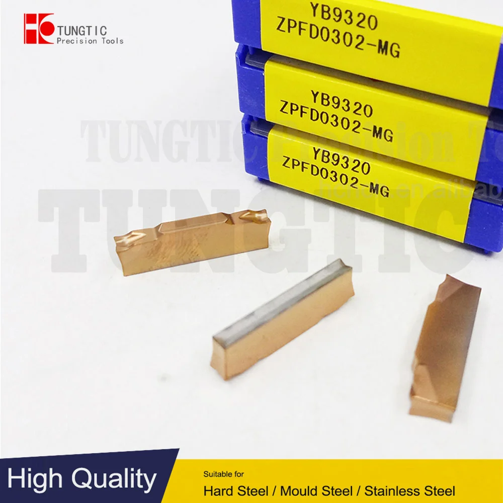 

TUNGTIC ZPFD 0302-MG ZPFD0302-MG Turning Parting Tool Carbide Cutter For Cast Iron