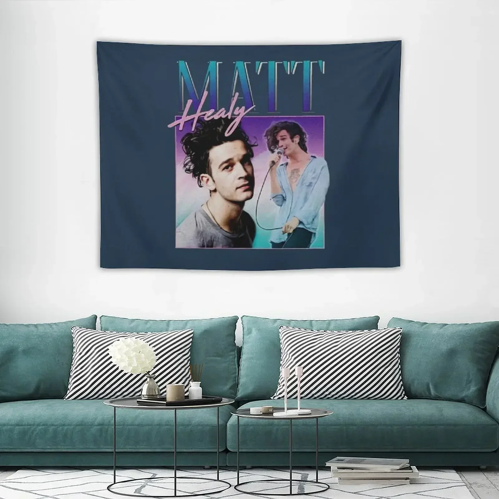 Matt Healy Homage Забавный Matty 1975 Ретро 90-х 80-х гобелен для вечеринки украшение комнат