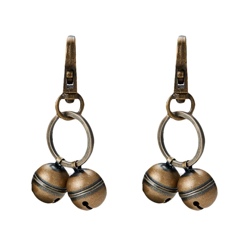 2 Key Chain Accessories DIY Pet Collar Toys Pet Collar Keychain Ornament Pet Collar Keychain Bell