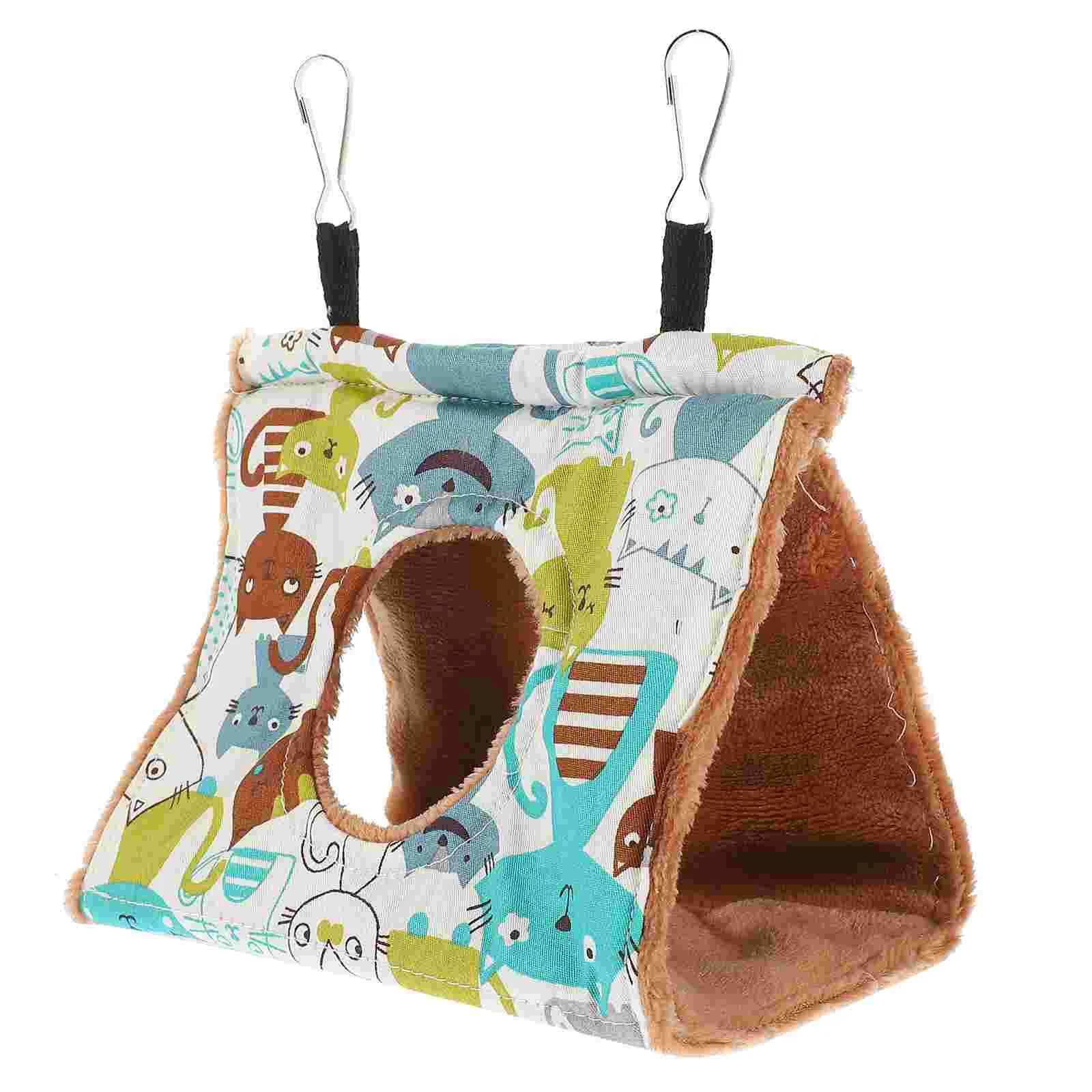 Зимнее теплое гнездо домик уютная птица гамак удобная кровать клетка палатка