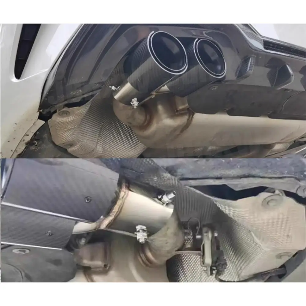 Наконечники для выхлопных газов из нержавеющей стали BMW 8 серии G14 G15 G16 2019-2022