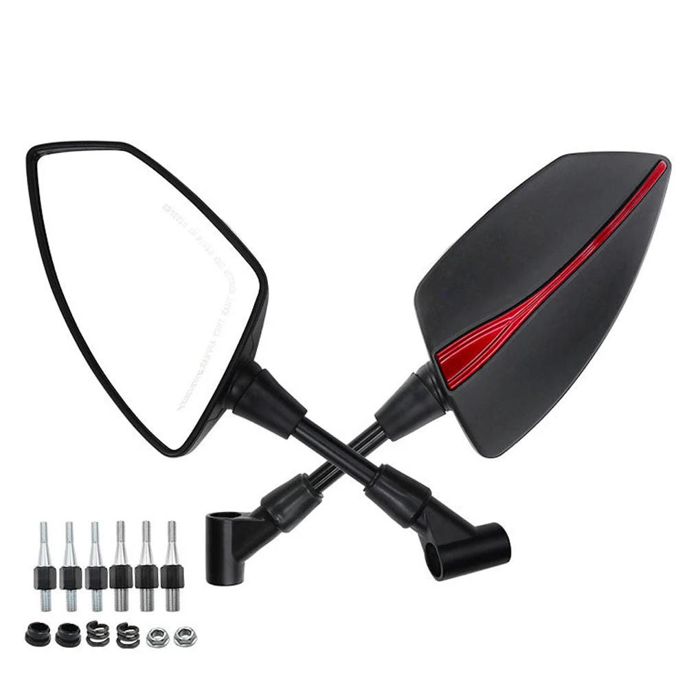 

Зеркало заднего вида мотоциклетное универсальное, 8/10 мм, для YAMAHA XJR 1300 XSR 300 SRX 250 HONDA CRF 190L CBF 400 XR 250