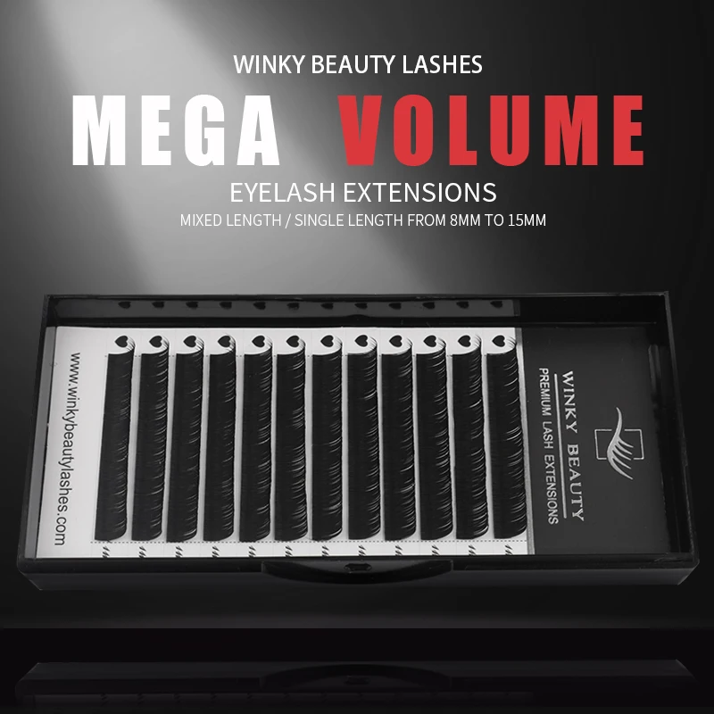 Ресницы Накладные Winky Beauty из ПБТ профессиональные индивидуальные ресницы