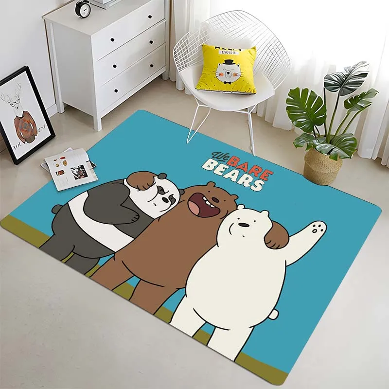 Мультфильм We B-Bear коврики с узором 15 Размеров Гостиная Спальня прикроватный