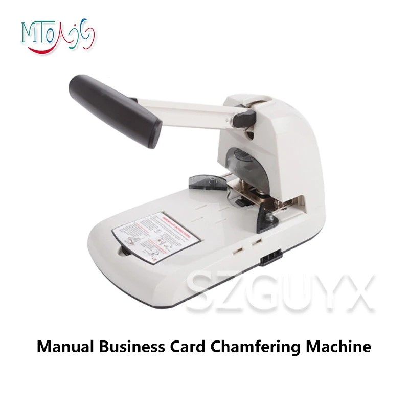 Manual Business Card Chamfering Machine Fillet Chamfer Photo PVC Film Fillet Cutting Machine Business Card Punch Binding Machine