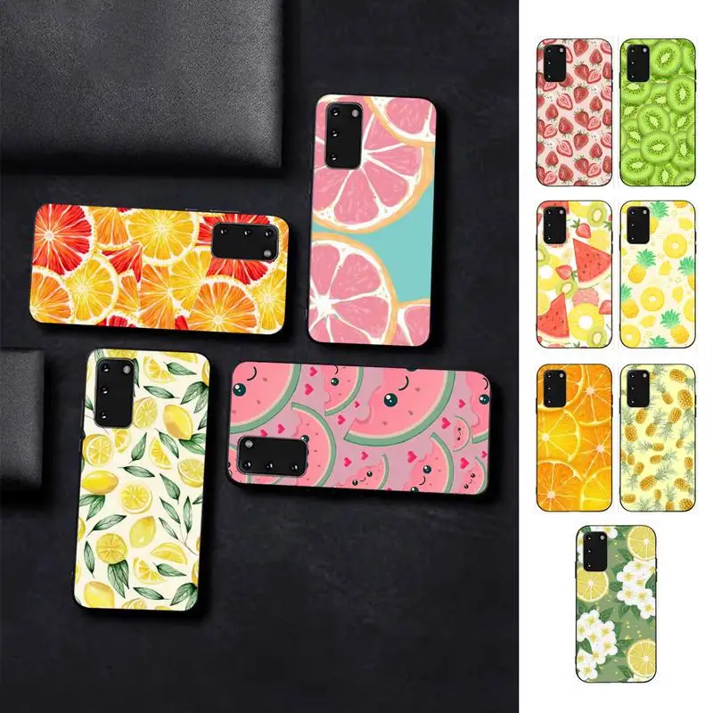 

Summer Fruit Phone Case for Samsung S10 21 20 9 8 plus lite S20 UlTRA 7edge
