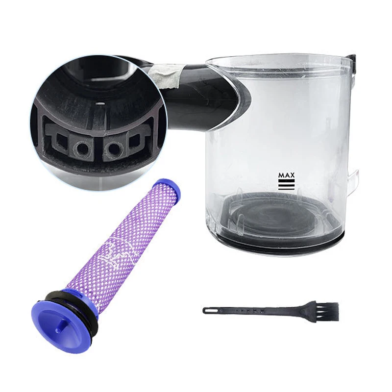 

Пылесборник в сборе для Dyson V6, пылесборник B-типа, ручной запасной Hepa-фильтр, запчасти для дома