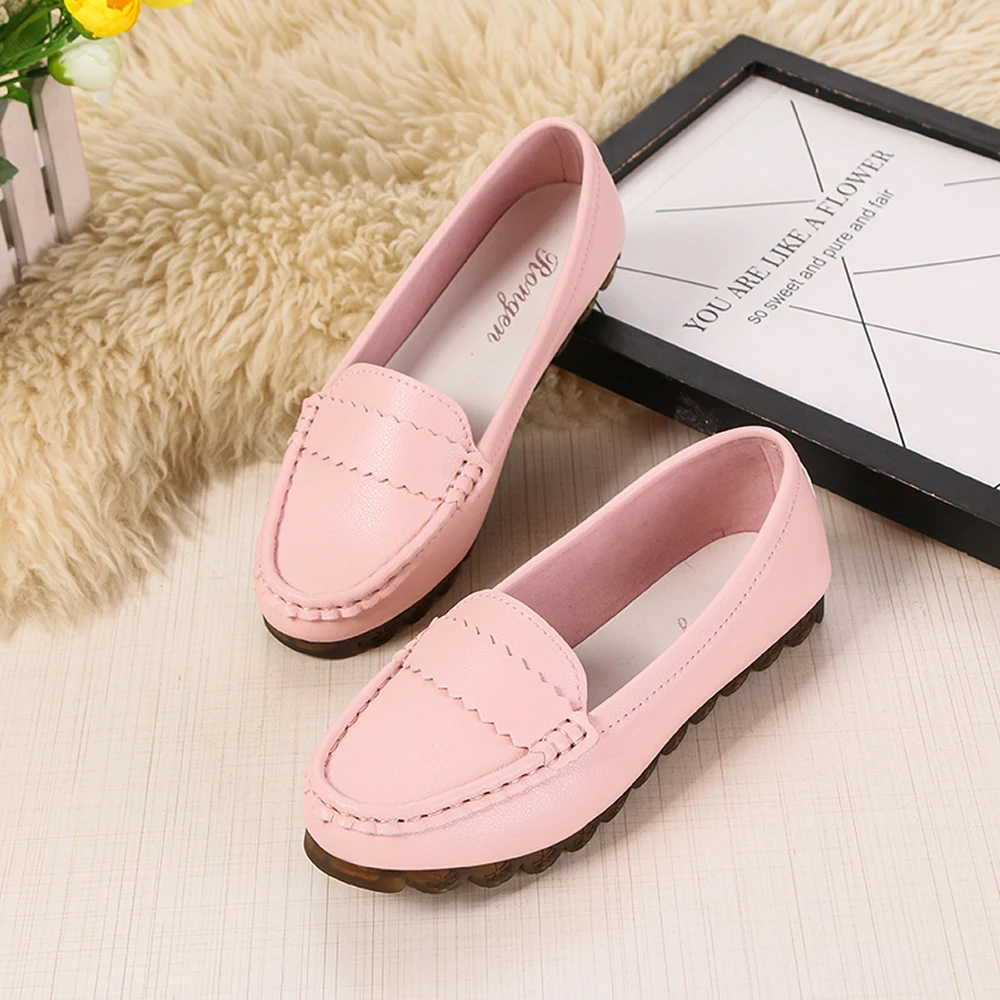 Women Genuine Leather Flats Spring Summer Breathable Comfortable Casual Shoes Femme Loafers Ballet Flat Shoes nurse