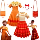 Новинка 2022, летние костюмы для косплея по мотивам фильма эньканто Пепа Долорес, маскарадный Детский костюм принцессы для вечеринки