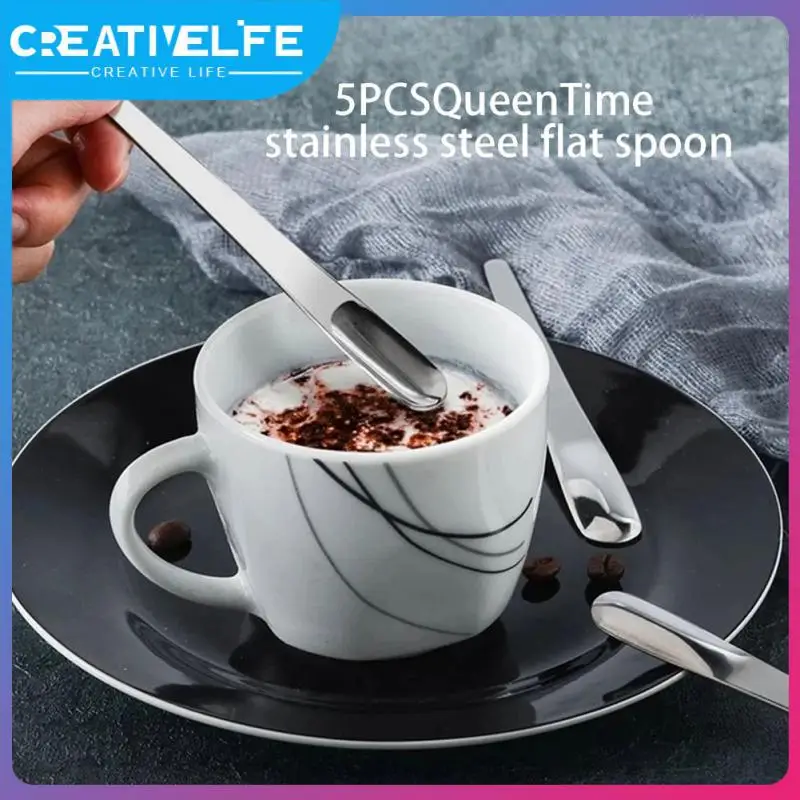 

Coffee Accessories For Dessert Small Spoons Sugar For Dinner Ice Cream Dessert Watermelon Coffee Scoops Kitchen Dinnerware Retro