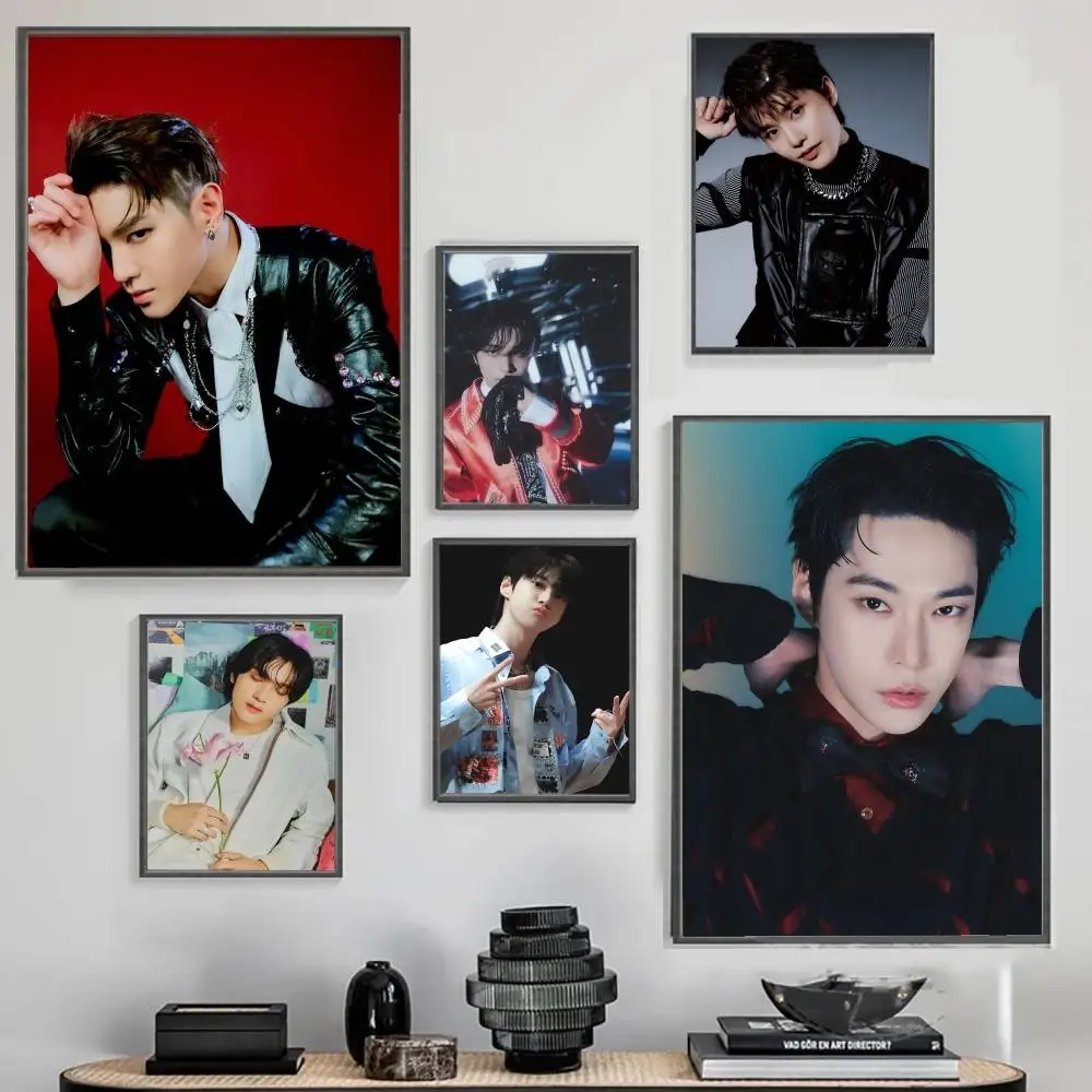 Фото Doyoung N-NCT постер без рамки постер крафт-клуб барная бумага винтажный постер настенная живопись наклейки для спальни и учебы №1