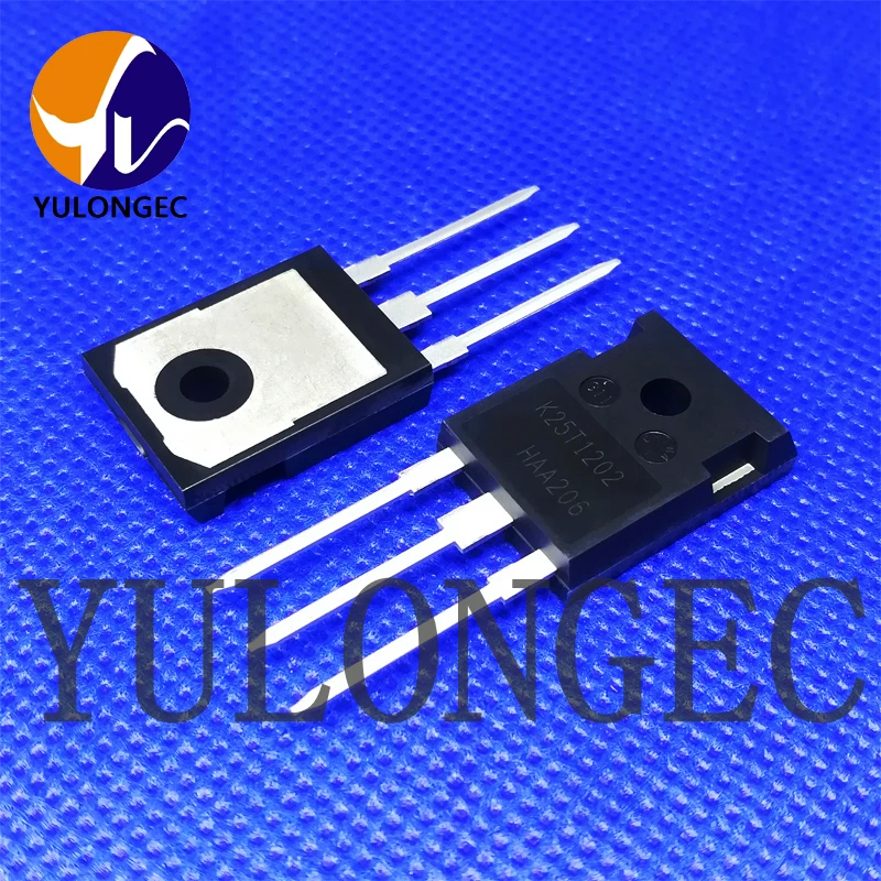 

5PCS IKW25N120T2 1200V/25A IGBT Discrete With Anti-parallel Diode Chip TO-247 K25T1202