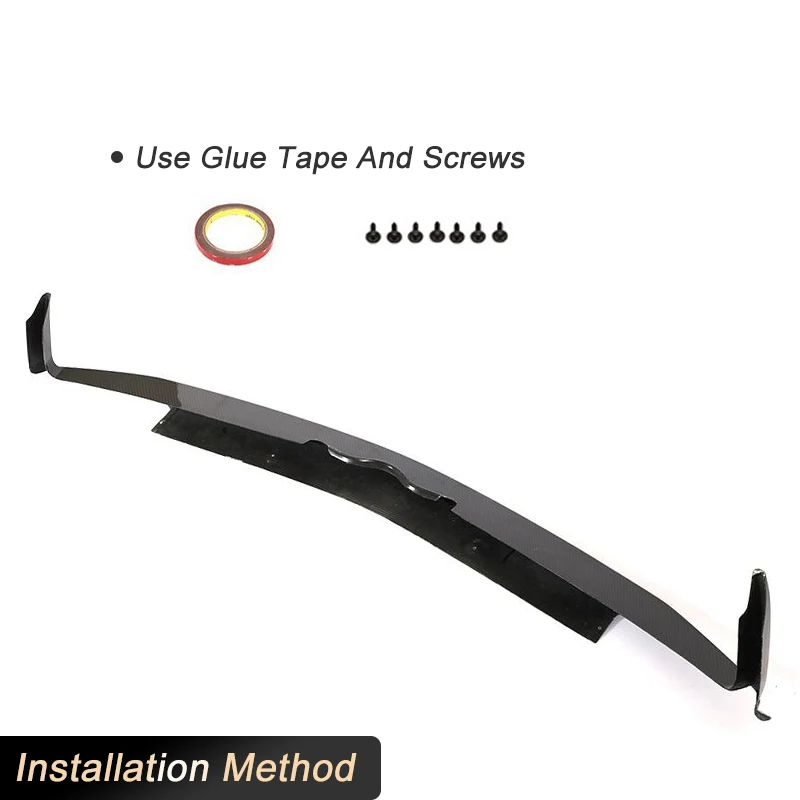 Автомобильный передний бампер сплиттер для губ спойлер из углеродного волокна