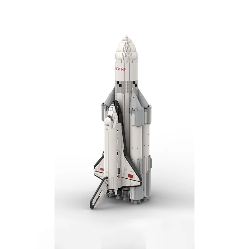 Фото 5880 деталей MOC Energia Buran: Классическая модель космического корабля Galaxy SciFi, расширенный набор для сборки, премиум-класс, детализированная игрушка-конструктор, подарок №2