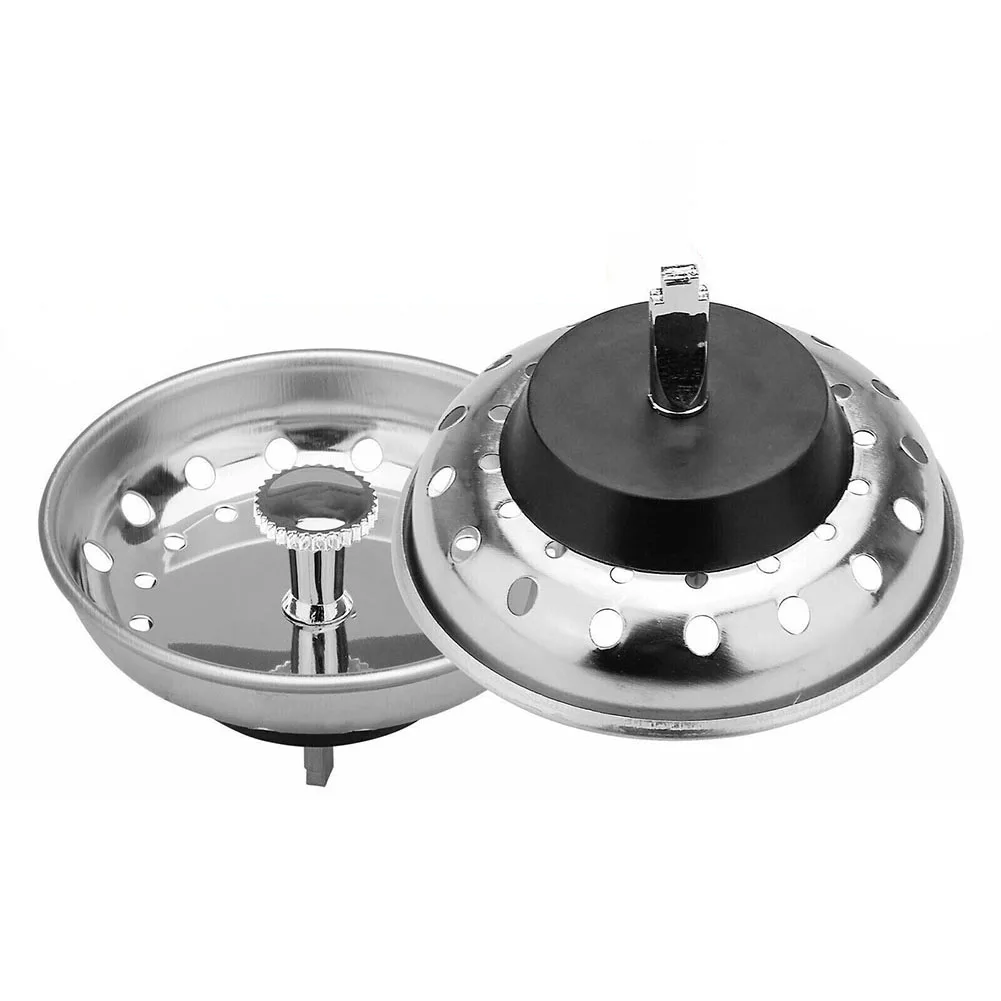 

Stainless Steel Sink Strainer Stopper Prevents Clogging Easy to Clean Fits Standard US 3 19 Sinks Durable Material
