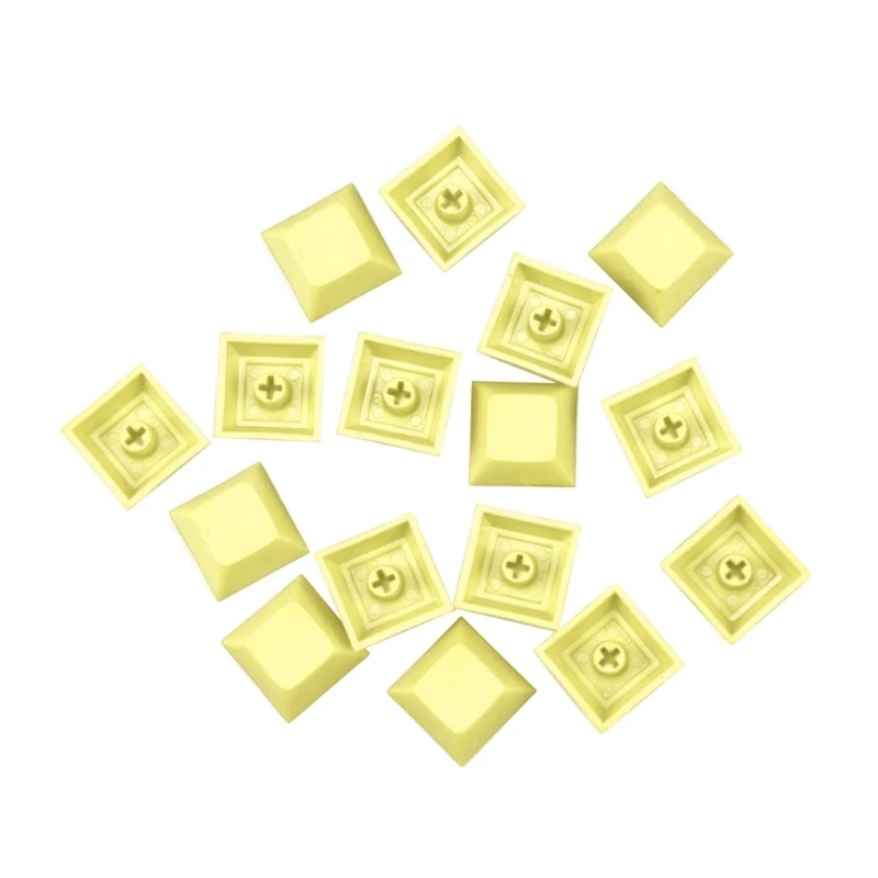 100 шт. смешанный цвет PBT Shine Through Keyset 1U DSA Profile Keycap Set для Cherry MX Switches Механическая клавиатура