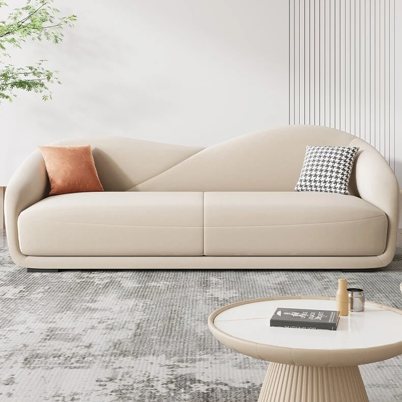 

Manufacturer Sofas For Home Luxury 3 Seater Lazy Simple Modern Italian Minimalist Hippo Design Fabric Sofa