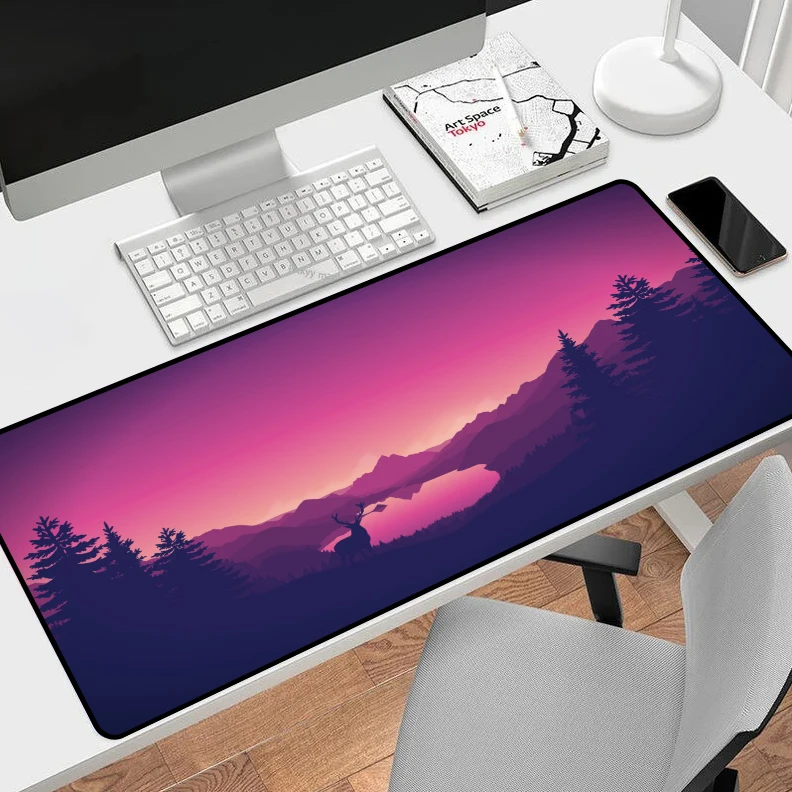 

Игровая клавиатура Firewatch Xxl, игровой коврик для мыши, аксессуары для ПК, большой Настольный коврик для мыши, защитный коврик, коврик для мыши, ...