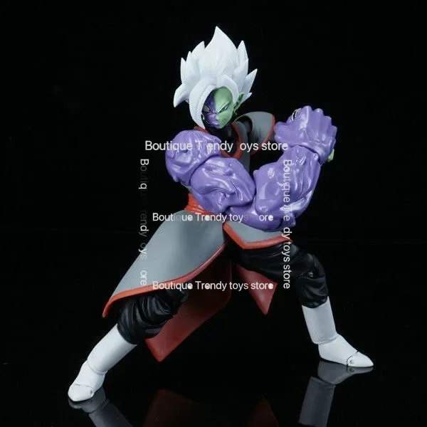 Фото Оригинальная коллекционная фигурка Bandai Dragon Ball: S.H.Figuarts SHF Tamashii Nations Super Zamasu Potara, аниме-фигурка, модель, игрушка, украшение №5