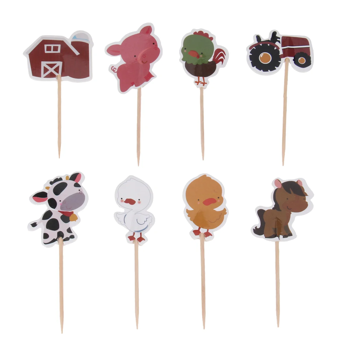 

Toppers Animals Farmcupcake Cupcakes Cake Woodland Figures Wedding Birthday