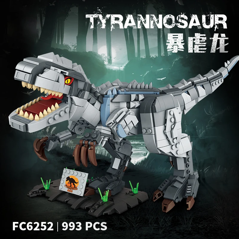 

City Jurassic Indominus Rex Dinosaur World Model Building Blocks Triceratops Dino Park Assembly Bricks Toys Children Boys Gifts