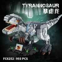 city jurassic indominus rex dinosaur world model building blocks triceratops dino park assembly bricks toys children boys gifts