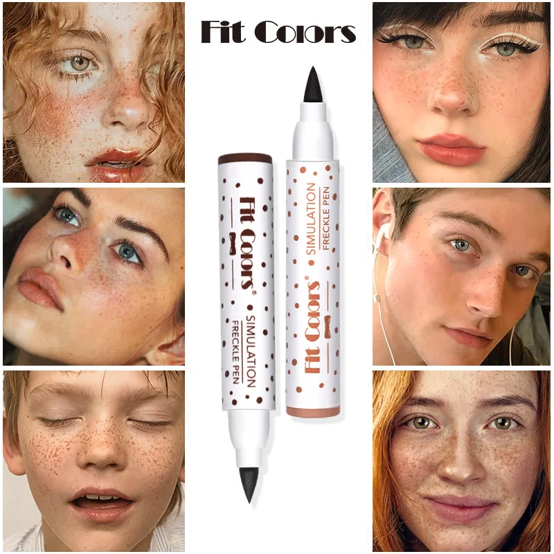 

1PC Face Fake Freckles Pen Natural Waterproof Lifelike Fake Freckles Pen for Long Lasting Look Dot Spot Pen for Women Makep Tool