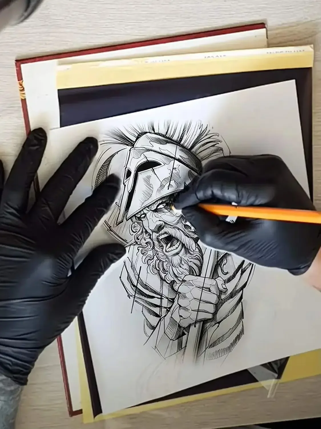 Бумага для переноса татуировок 100 листов термотрафаретная бумага формата А4