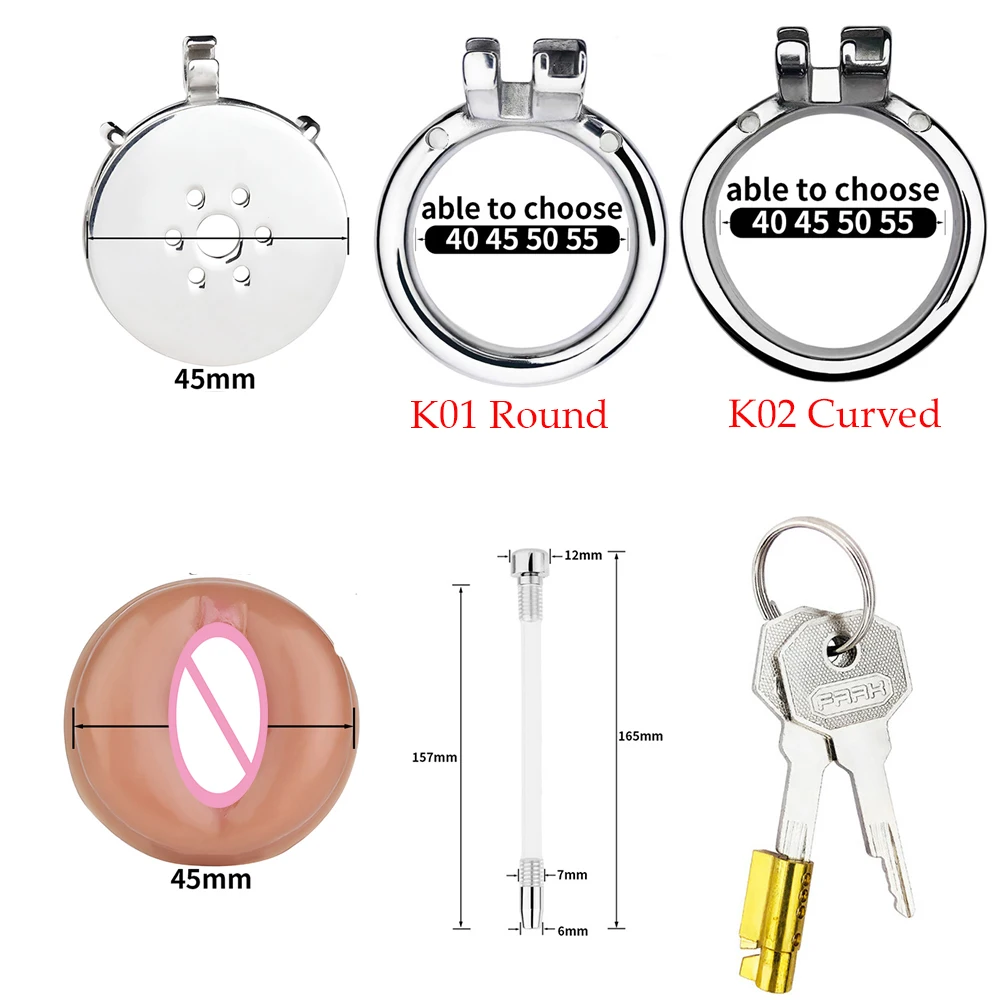 FRKO клетка верности из нержавеющей стали силиконовая пробка для пениса катетер