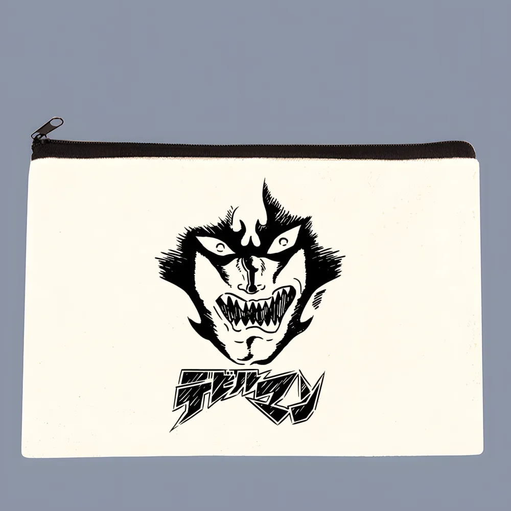 Простой холщовый Кошелек для монет Devilman Debiruman с рисунком аниме дьявола милый