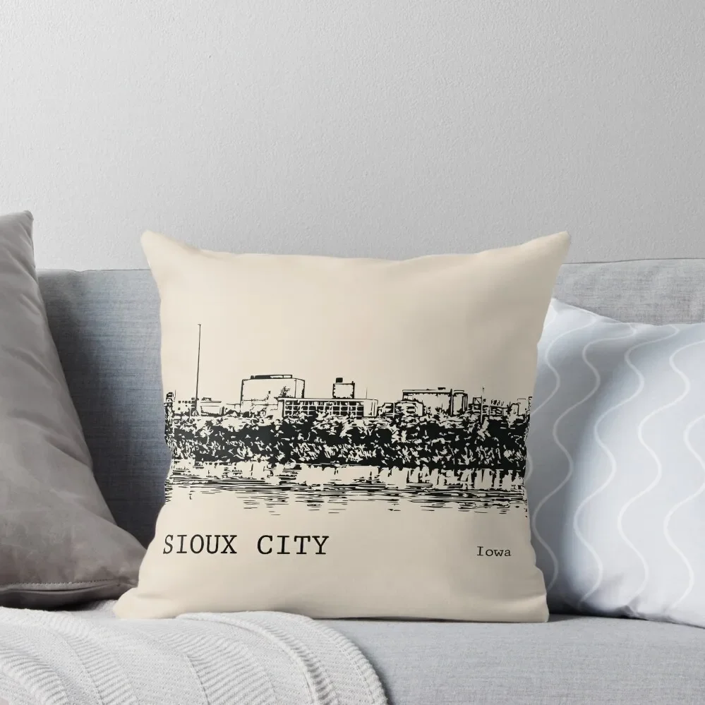 Sioux City Iowa декоративная подушка рождественские украшения 2025 г. на заказ фото