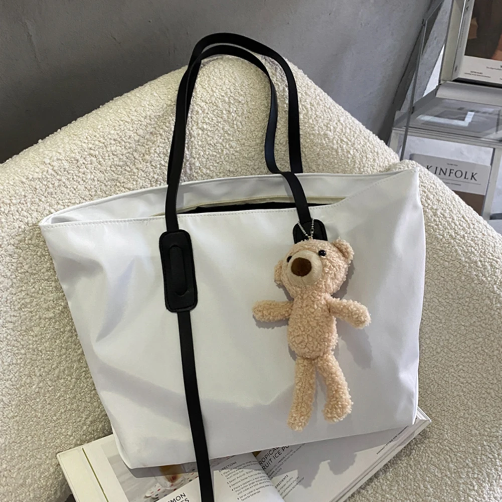 

Женская вместительная сумка на плечо, дорожные тоуты из ткани Оксфорд, Повседневная портативная летняя дорожная Праздничная Сумочка для по...