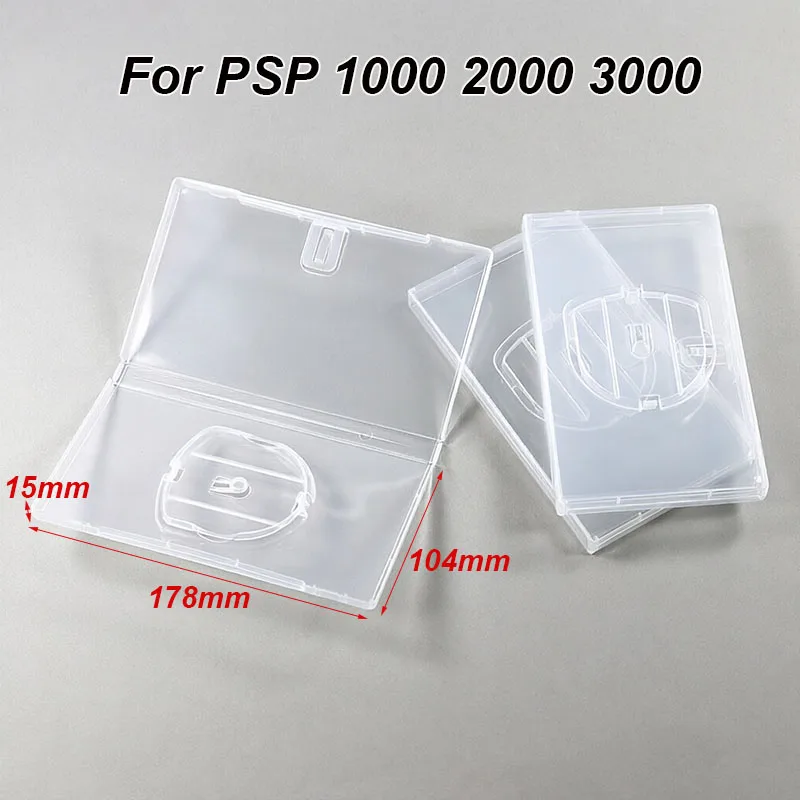 Фото 1 шт. пластиковый прозрачный защитный чехол для PSP 1000 2000 3000 UMD, защитная коробка для игровых дисков №1