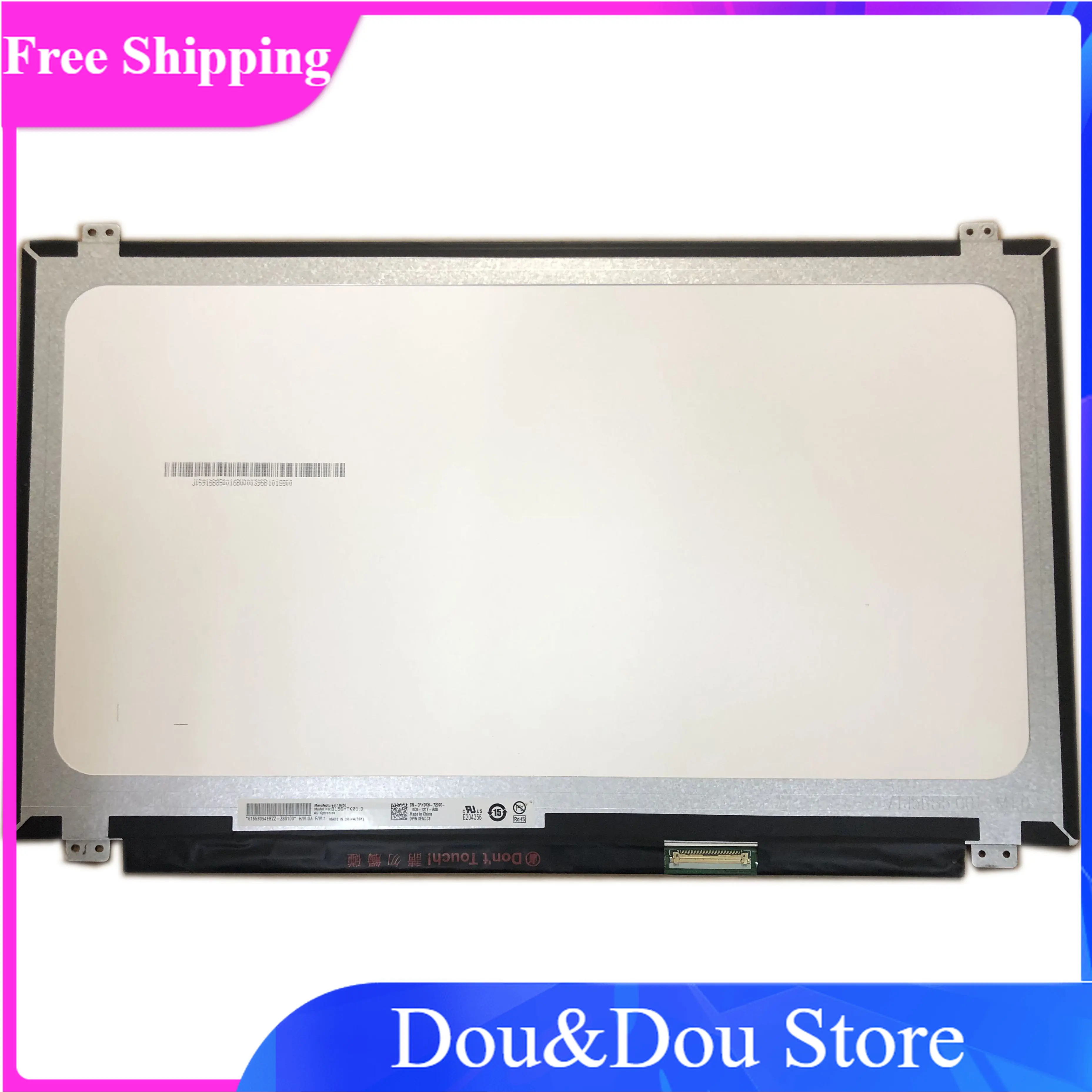 

B156HTK01.0 B156HTK01 With TOUCH Digitizer Panel 15.6" DP/N 0FNDC6 1920X1080 FHD Display LED LCD Display Laptop Screen