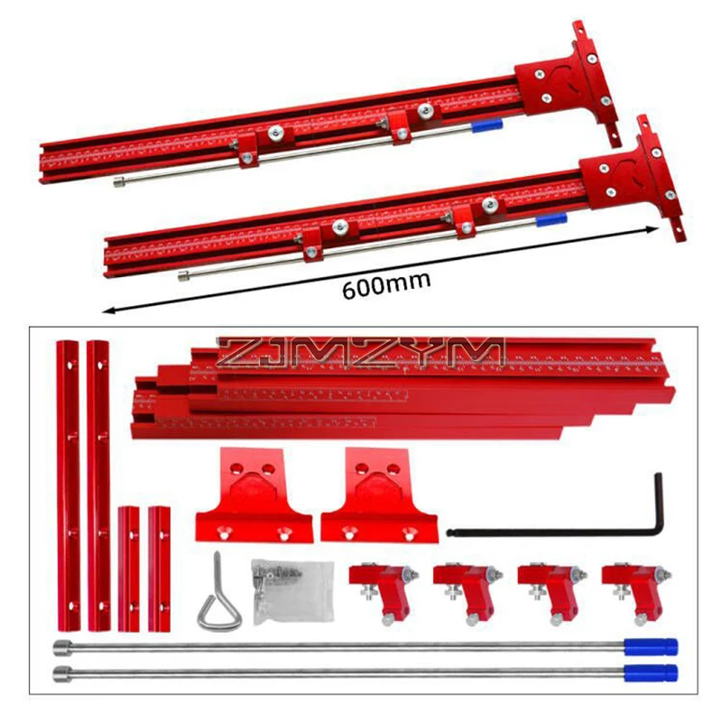 Направляющая для дорожной пилы 600 мм/1200 мм легко устанавливать прямые поперечные
