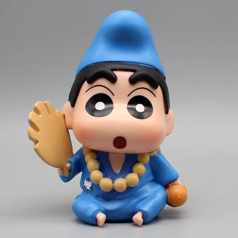 

2023 New Anime Crayon Shin-chan Shinnosuke Nohara Cos Jigong Cartoon Doll Creative Figure Car Desktop Ornaments Collection Gift