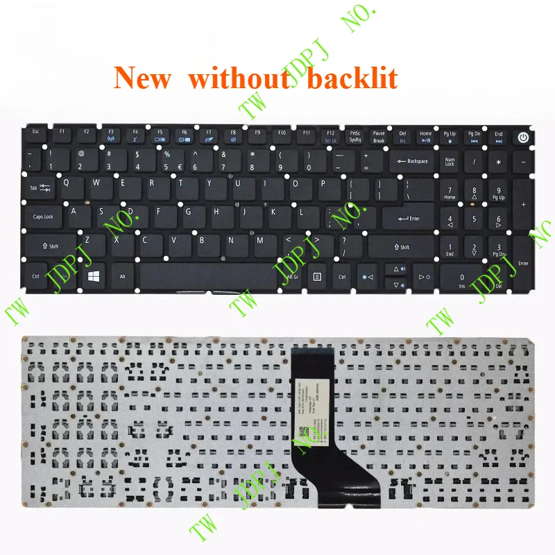 Фото Новая клавиатура PJS для ACER E5-573 E5-573G E5-582P E5-772G E5-532G E5-522G E5-573T E5-557U E5-572G E5-575G F5-573 E15 №2