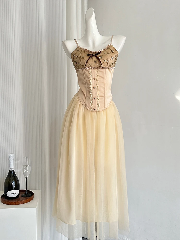 Женские комплекты из двух предметов винтажный укороченный топ без рукавов с