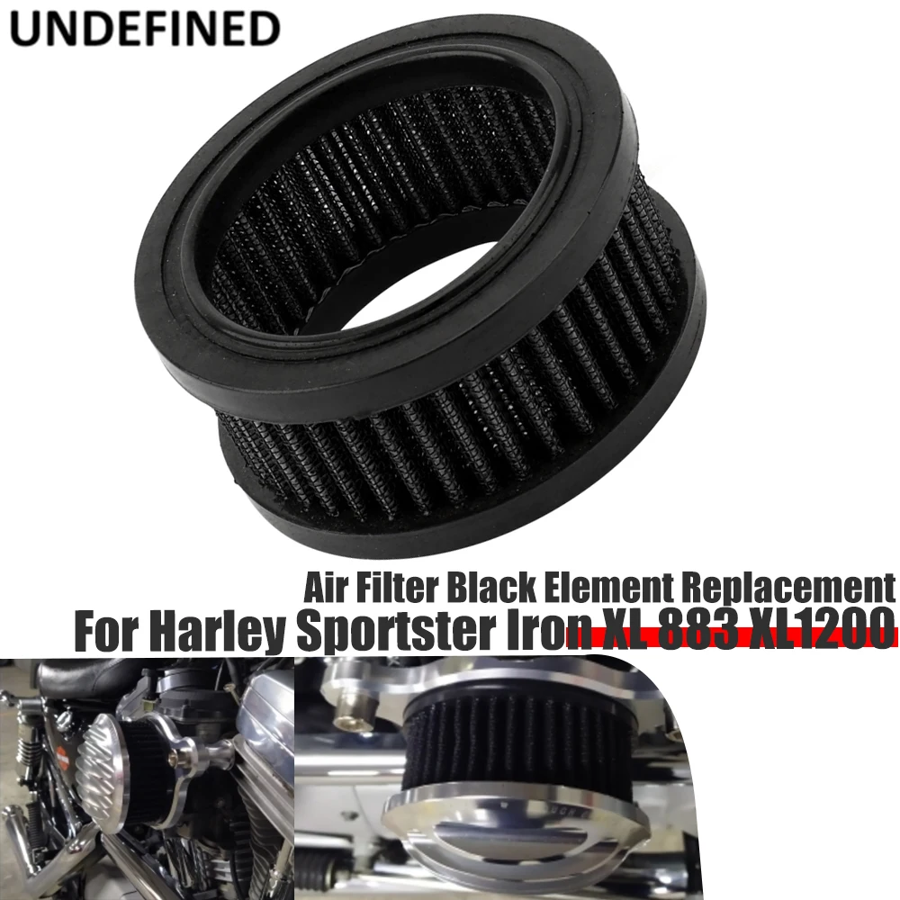 

Air Filter Black Element Replacement For Harley Sportster Iron XL 883 XL1200 Sport Nightster 72 Forty-Eight 1991-2021 Motorcycle