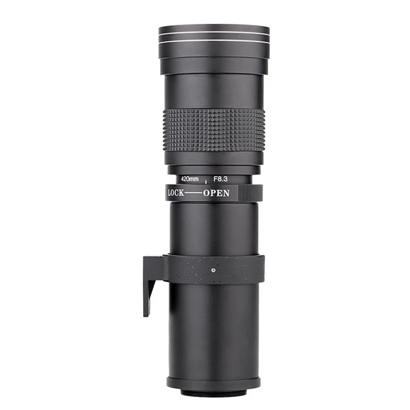 420-800 мм F8.3-16 телеобъектив с зумом объектив для зеркальной камеры подходит камер